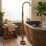 REA - Volně stojící baterie Lungo Copper REA-B4301