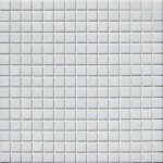 Mozaika 327x327x4mm, drcené sklo, SNOW WHITE CMOZ13L