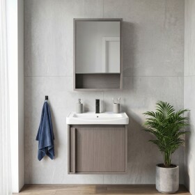 REA - Sada koupelnového nábytku s umyvadlem Gama T25023 KJM 50CM REA-M0201