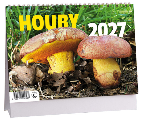 Stolní kalendář 2027 Aria Houby