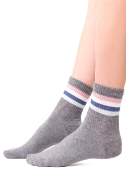 Ponožky 026-224 Melange Grey - Steven 35/37