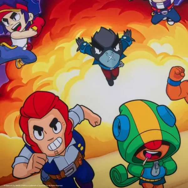 Cinereplicas Podložka pod myš Brawl Stars Ready to Brawl / Herní / Protiskluzová (CR2543EPM)