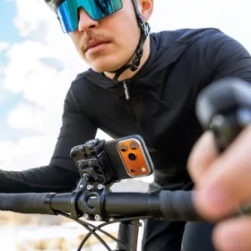 FIXED Bikee Anti-Shock černá / Držák telefonu na kolo a motorku / Antivibrační modul / řídítka 20-32 mm (FIXBIAS-BK)