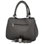 Trendy dámská koženková kabelka do ruky Regina, šedá