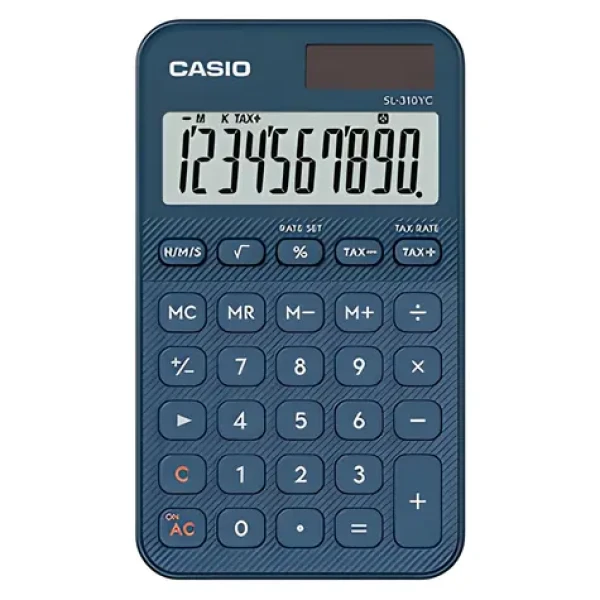 Casio SL 310 YC NY modrá / Kalkulačka / desetimístná / duální napájení (SL 310 YC NY)