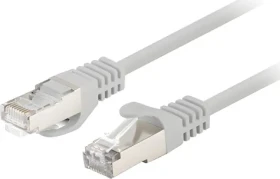 Lanberg CAT6 FTP 1 m šedá / Patch kabel / RJ45-RJ45 / Fluke Passed / 10 ks (PCF6-20CC-0100-S)
