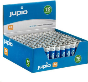 JUPIO Alkaline AA Displey Box - 100ks / alkalické baterie (E61PJPJBAAA1010)