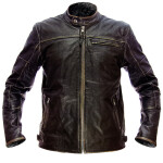 Pánská Kožená Bunda Classic Brown Brixton Černá Velikost: