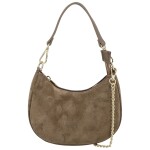 Stylová dámská kožená kabelka na rameno Kilix, taupes