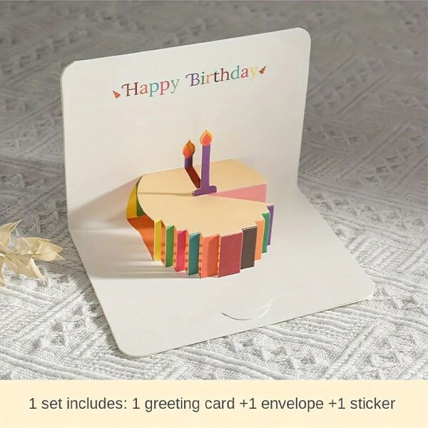 Ptakoviny.cz Přání k narozeninám 3D dort