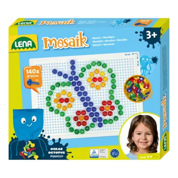 Lena Mozaika malá transparentní 140 dílků