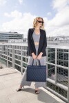 Stylová kabelka Reisenthel Daily Shopper Rhombus midnight