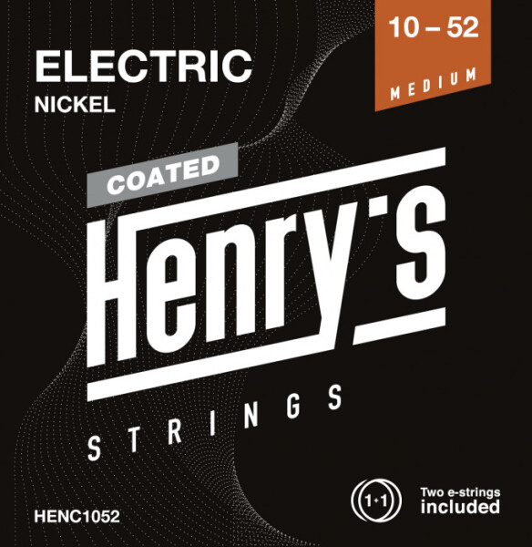 Henry’s HENC1052 Coated Electric Nickel - 010“ - 052”