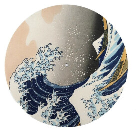 Podložka pod gramofonovou desku - Great wave of Kanagawa