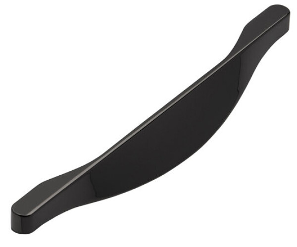 Siro Nábytková úchytka 2356 rozteč: 160mm černá lesk (S14233)