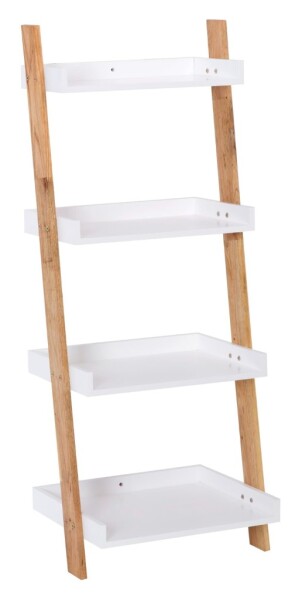 Set poličky a nosníků Naturel Home bílá/ořech mat 53,5x134x40 cm HOMEP4B HOMEP4B