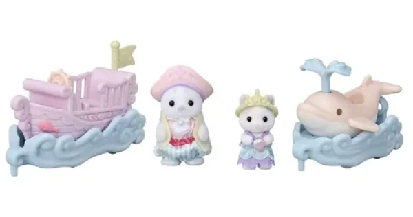 Sylvanian Families Mořská vozítka a baby figurky v zábavném parku