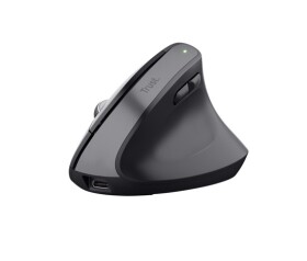 TRUST myš Bayo+ Ergonomická vertikální myš, Bezdrátová, černá EDF_1667348