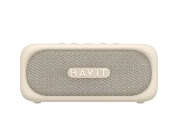 Havit SK905BT béžová / Přenosný Bluetooth reproduktor / 2 x 10 W RMS / IPX7 / Bluetooth 5.3 / TWS (SK905BT beige)