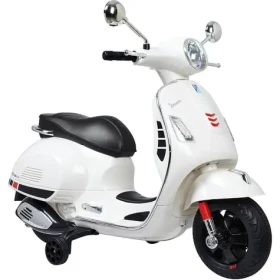 Buddy Toys Elektrická motorka Vespa GTS bílá