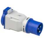 MENNEKES Wandcontactdoos 32A 5P 6H 400V IP44 TwinCONTACT 32 CEE zásuvka na stěnu, 32 A, 5pólová, 400 V, 1 ks
