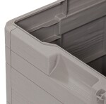 TOOMAX WOODYS zahradní plastový úložný box 90 L - světle šedá