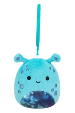 Squishmallows Klíčenka Tyrkysový mimozemšťan - Garth 9 cm
