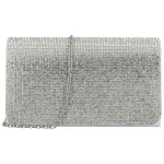 Módní dámské psaníčko Michelle Moon Rivex, stříbrné