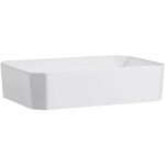 CERANO - Umyvadlo keramické Liberto - na desku - bílá lesklá - 50x36,5 CER-477002