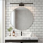 Koupelnové nástěnné LED svítidlo APP1868-1W 80 cm Black OSW-66024