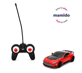 Mamido Auto na dálkové ovládání Aston Martin 2022 V12 Vantage R/C 1:24 červené