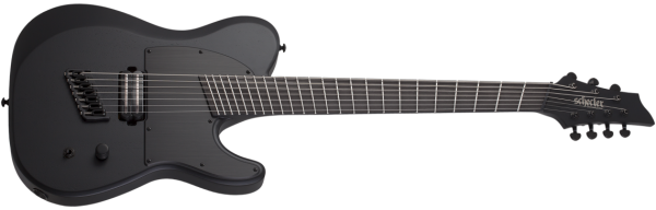 Schecter PT-7 MS Black Ops - Satin Black Open Pore