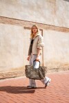 Nákupní taška Reisenthel Loopshopper L Leo fake fur