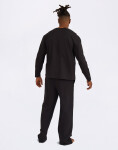 Tričko Organic Basics True Heavy Boxy Fit Long Sleeve Tee Black