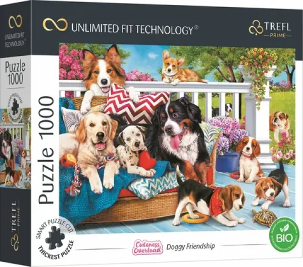 Trefl - Puzzle - UFT Cuteness Overload: Psí přátelství