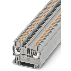 Phoenix Contact 3210237 řadová svorka průchodky 5.2 mm rychlé připojení šedá 50 ks