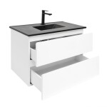 Koupelnová skříňka s umyvadlem SAT B-Way 79x50x45 cm bílá lesk BWAY280WU4B2B BWAY280WU4B2B