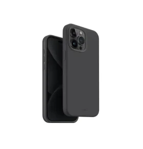 Pouzdro UNIQ case Lino Hue iPhone 15 Pro Max Magclick Charging dark šedé