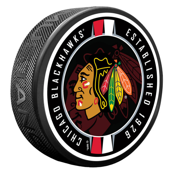 Mustang Puk Chicago Blackhawks NHL Ribbon