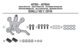 A8706A montážní sada Benelli 502 C (19-25) pro plexi 1173S