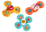 Mamido Senzorická hračka Spinner s přísavkami 3 druhy