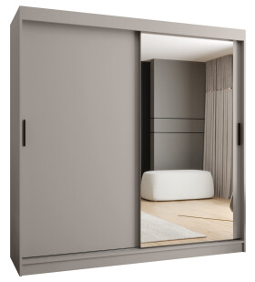 Šatní skříň Abi Rubino T2 Rozměry: 180 cm, Barva korpusu + barva dveří: Kašmír