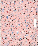 Složka na výkresy A4 - terrazzo růžová