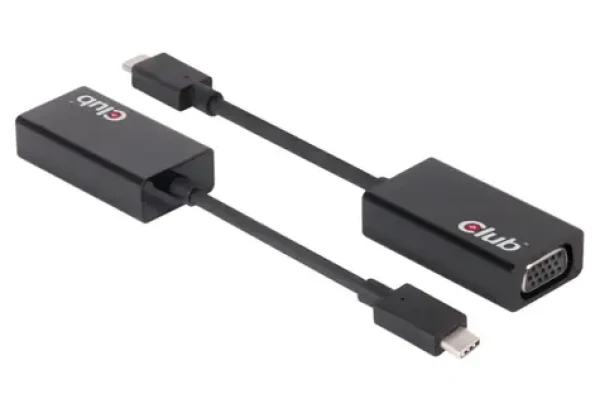 Club3D Převodník USB 3.1 TYPE C na VGA (D-SUB) / aktivní (CAC-1502)