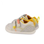 Chlapecké barefoot plátěné tenisky LONA BASICA BEIGE Y AMARILLO Biomecanisc 262190-C891 - 24