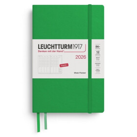 Week Planner 2026 Paperback (B6+) Spring Leaf