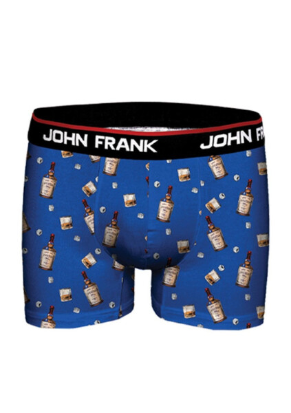 Pánské boxerky John Frank JFBD350 Modrá