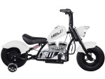 Mamido Dětská elektrická motorka Chopper 24V bílá