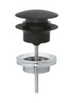 GROHE - Umyvadlová výpusť, Push-Open, phantom black 65807KF0