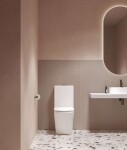 RAVAK - WC kombi se sedátkem SoftClose, vario odpad, spodní napouštění, RimOff, bílá X01872